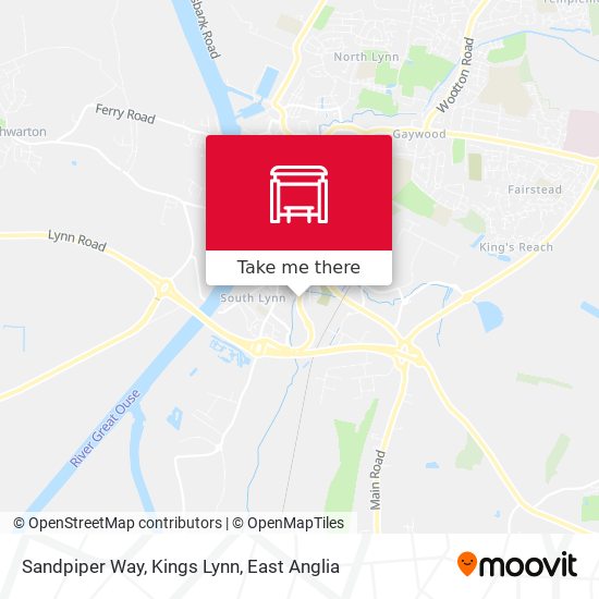 Sandpiper Way, Kings Lynn map