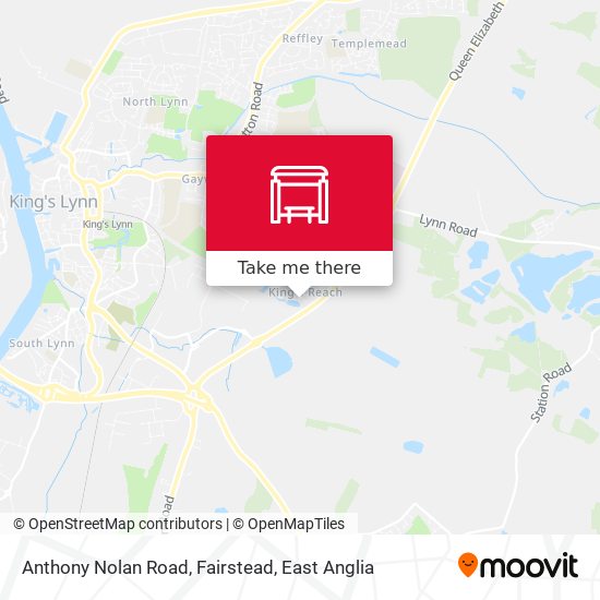 Anthony Nolan Road, Fairstead map