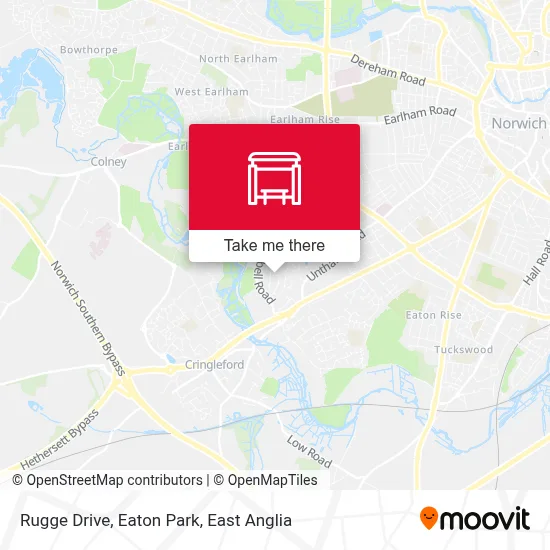 Rugge Drive, Eaton Park map