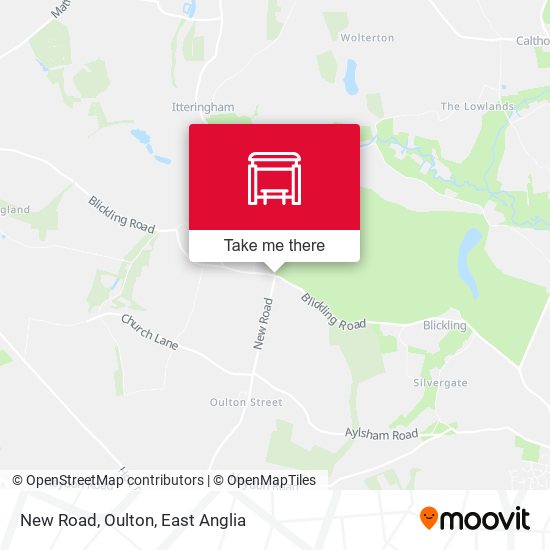 New Road, Oulton map