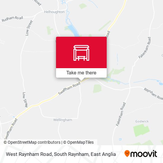 West Raynham Road, South Raynham map