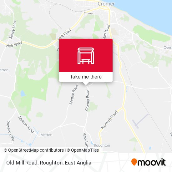 Old Mill Road, Roughton map