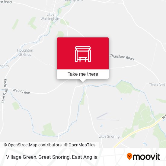 Village Green, Great Snoring map
