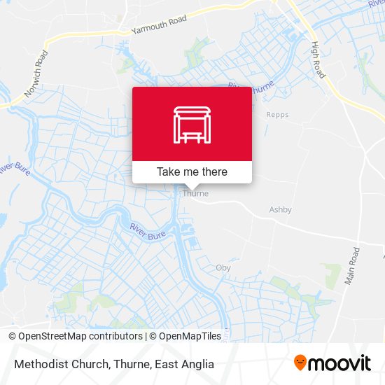 Methodist Church, Thurne map