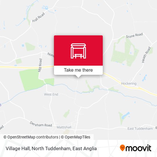Village Hall, North Tuddenham map
