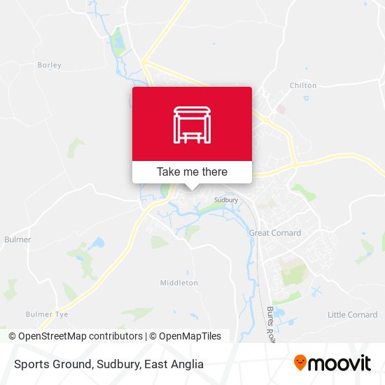 Sports Ground, Sudbury map