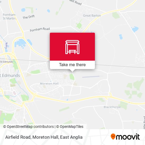 Airfield Road, Moreton Hall map