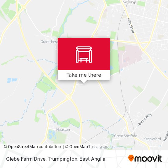 Glebe Farm Drive, Trumpington map