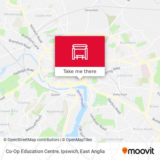 Co-Op Education Centre, Ipswich map