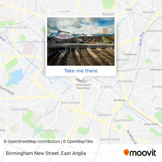 Birmingham New Street map