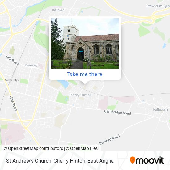St Andrew's Church, Cherry Hinton map