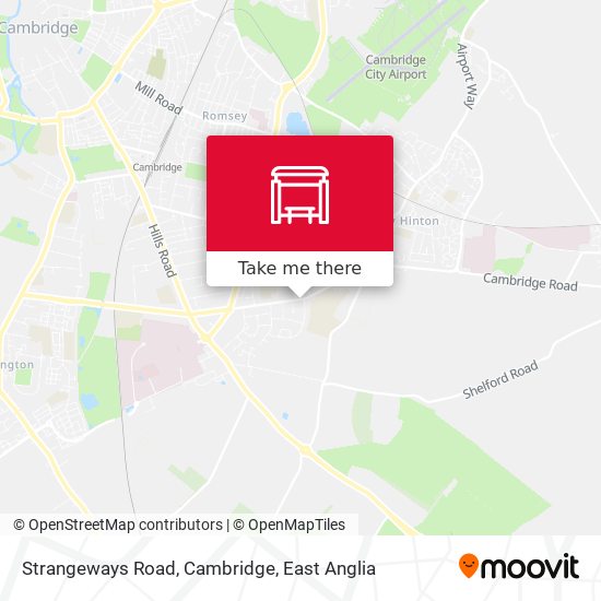 Strangeways Road, Cambridge map