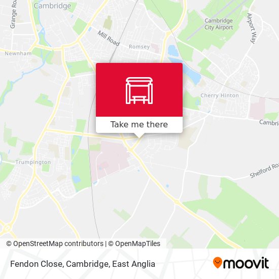 Fendon Close, Cambridge map