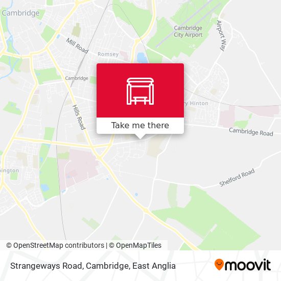 Strangeways Road, Cambridge map