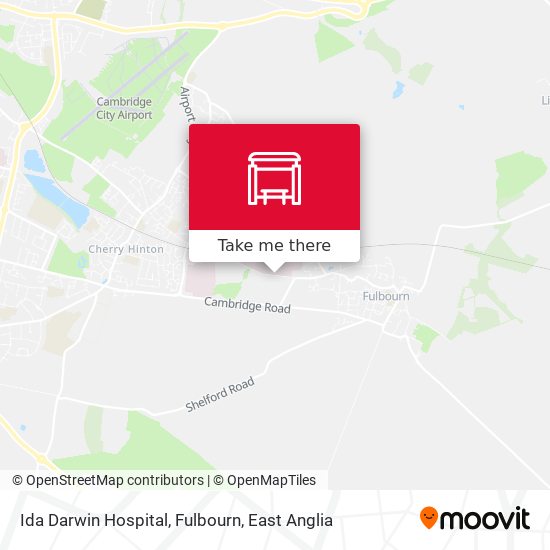 Ida Darwin Hospital, Fulbourn map