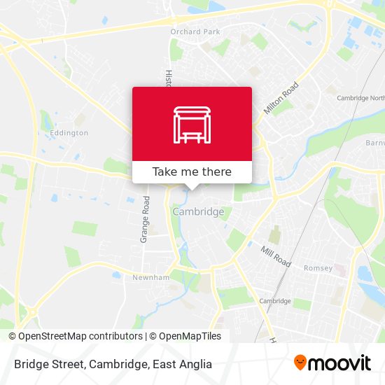 Bridge Street, Cambridge map