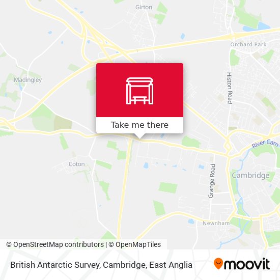 British Antarctic Survey, Cambridge map