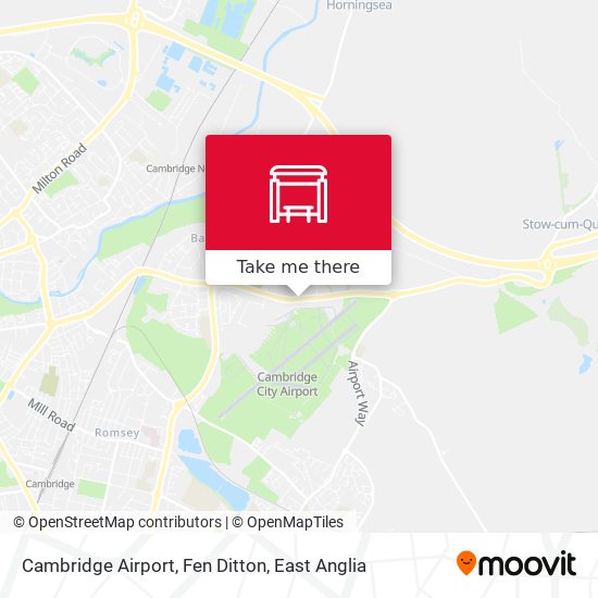 Cambridge Airport, Fen Ditton map