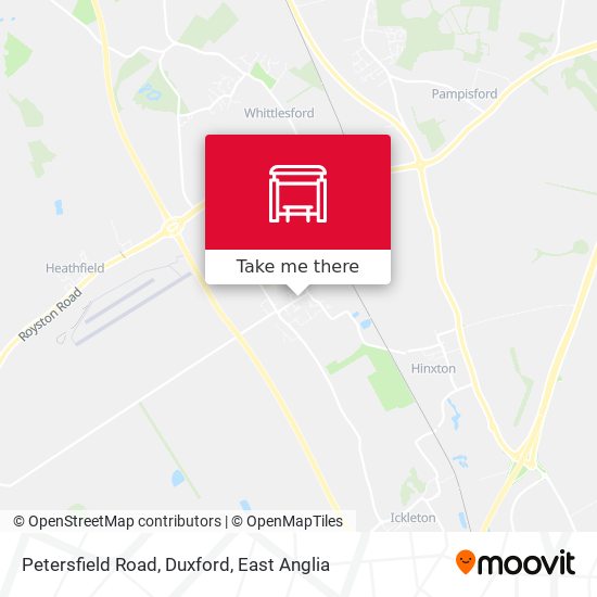 Petersfield Road, Duxford map