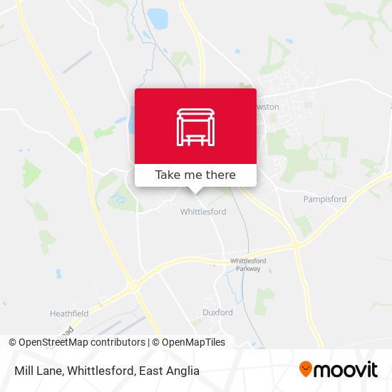 Mill Lane, Whittlesford map