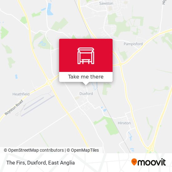 The Firs, Duxford map