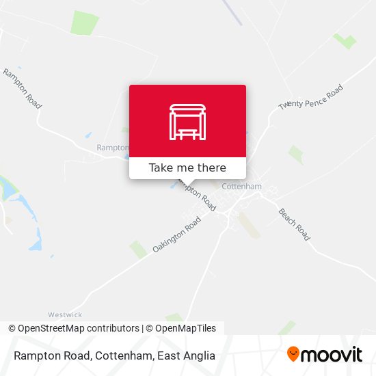 Rampton Road, Cottenham map