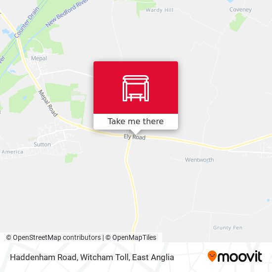 Haddenham Road, Witcham Toll map