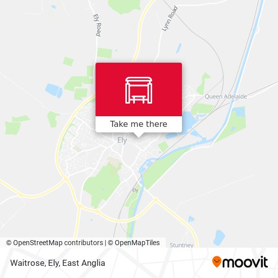Waitrose, Ely map