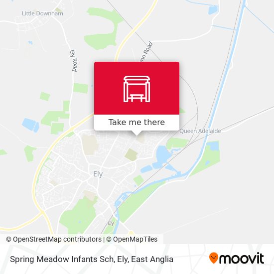 Spring Meadow Infants Sch, Ely map