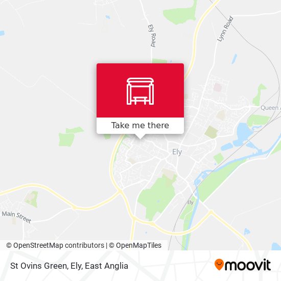 St Ovins Green, Ely map