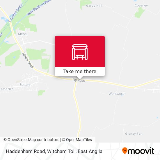 Haddenham Road, Witcham Toll map