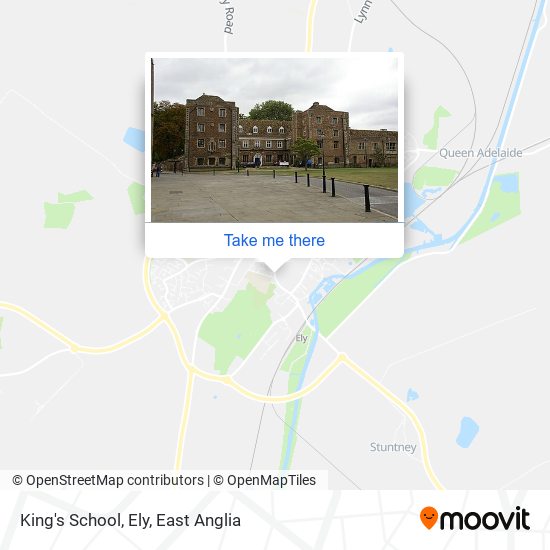 King's School, Ely map