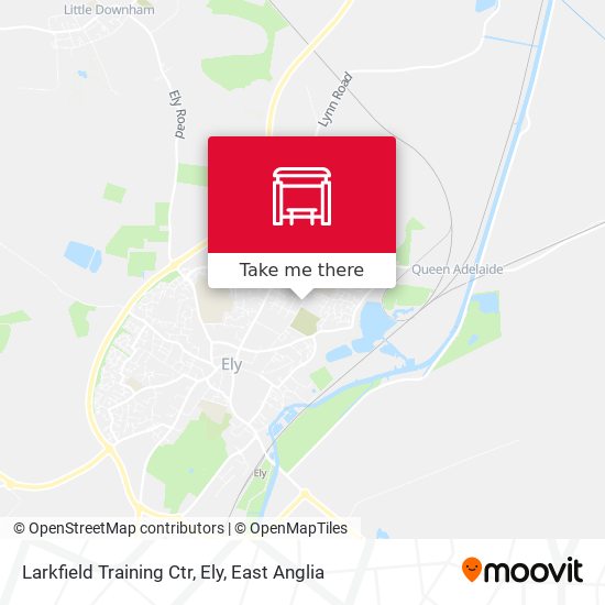 Larkfield Training Ctr, Ely map