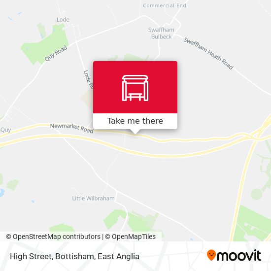 High Street, Bottisham map