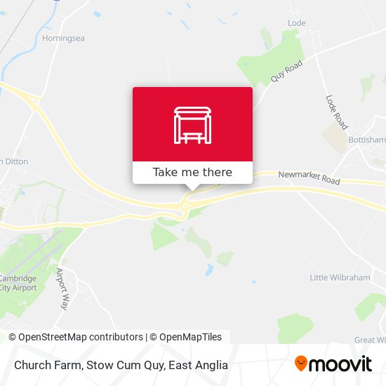 Church Farm, Stow Cum Quy map