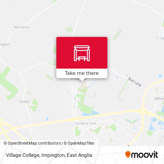 Village College, Impington map