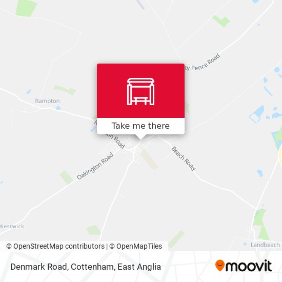 Denmark Road, Cottenham map