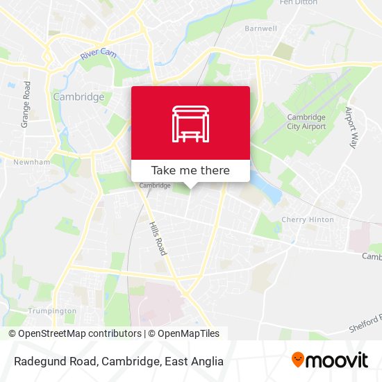 Radegund Road, Cambridge map