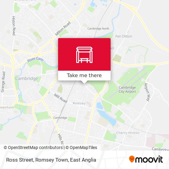 Ross Street, Romsey Town map