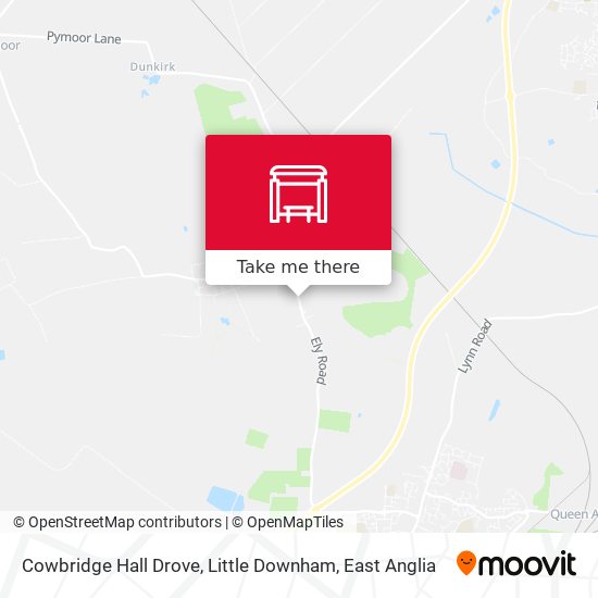 Cowbridge Hall Drove, Little Downham map