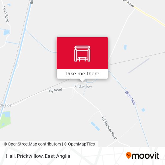 Hall, Prickwillow map