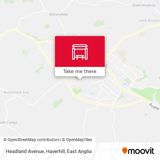 Headland Avenue, Haverhill map