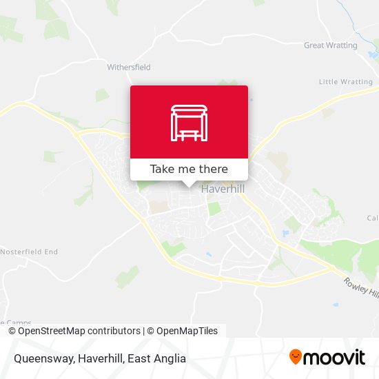 Queensway, Haverhill map