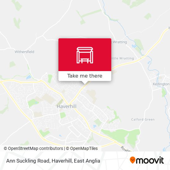 Ann Suckling Road, Haverhill map
