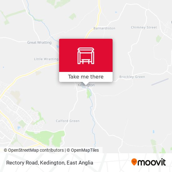 Rectory Road, Kedington map