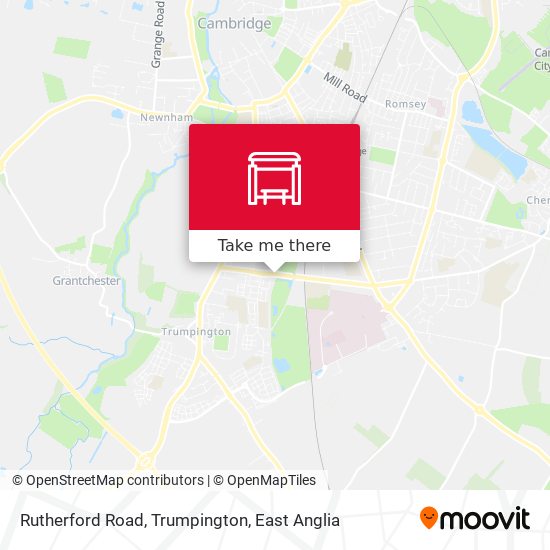 Rutherford Road, Trumpington map