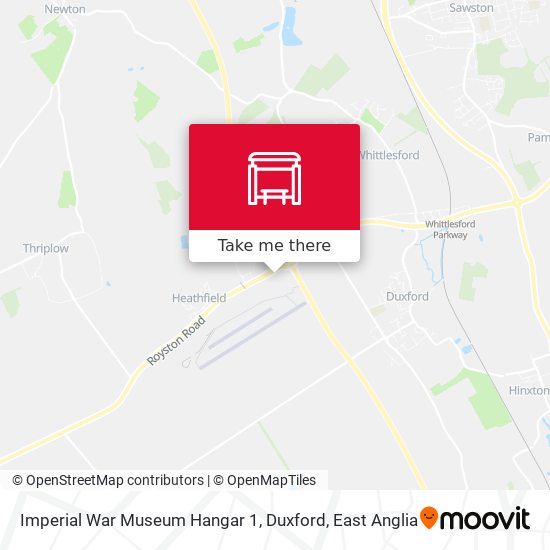 Imperial War Museum Hangar 1, Duxford map