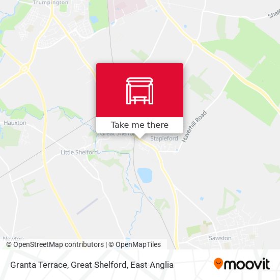 Granta Terrace, Great Shelford map