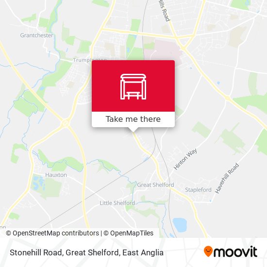 Stonehill Road, Great Shelford map