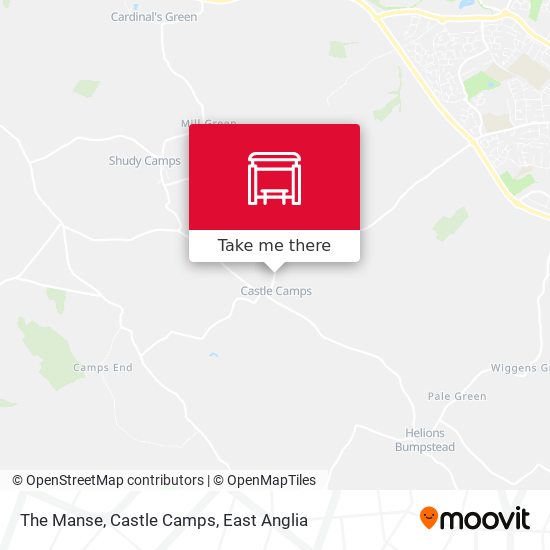 The Manse, Castle Camps map